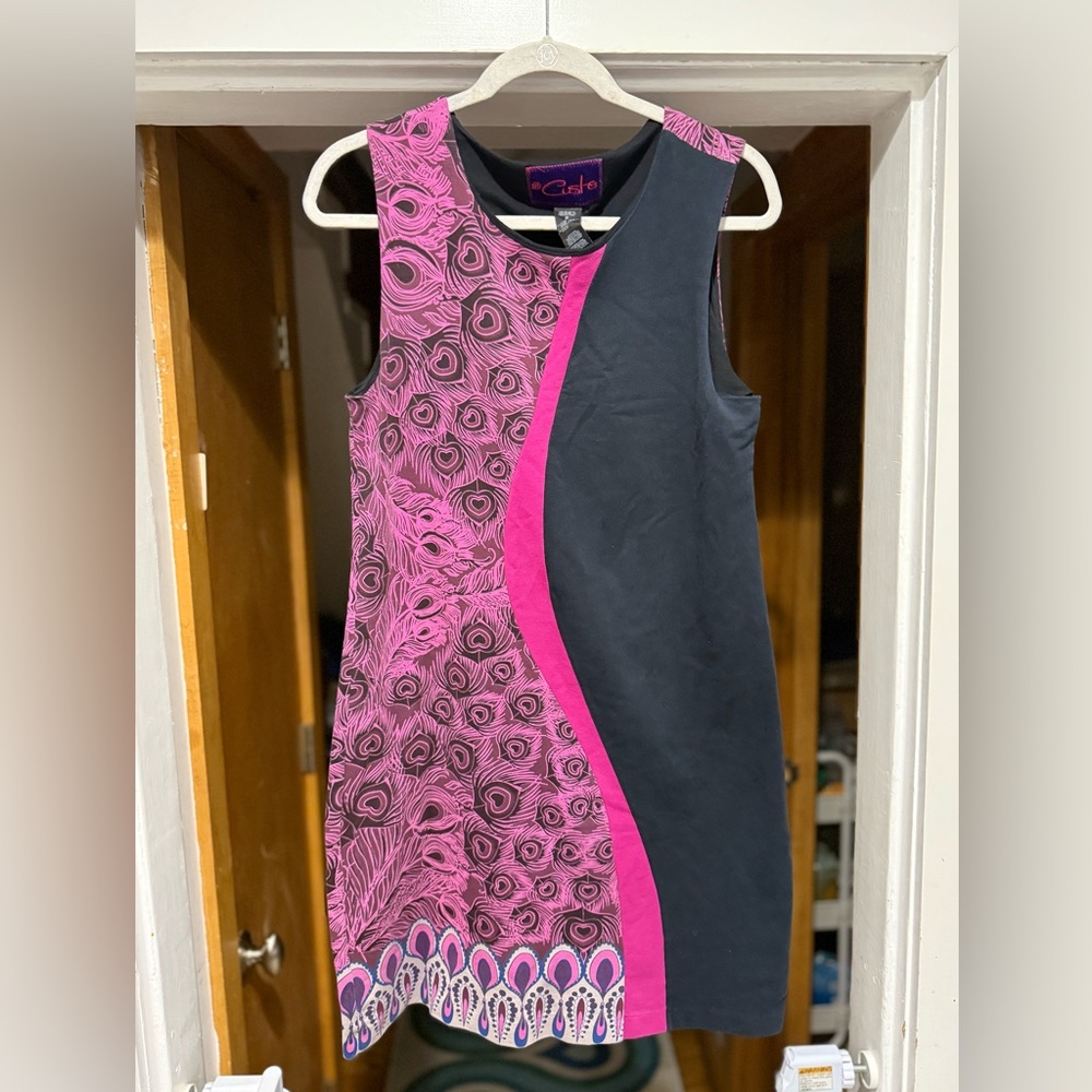 Gorgeous EUC rare Custo Barcelona sleeveless shift dress